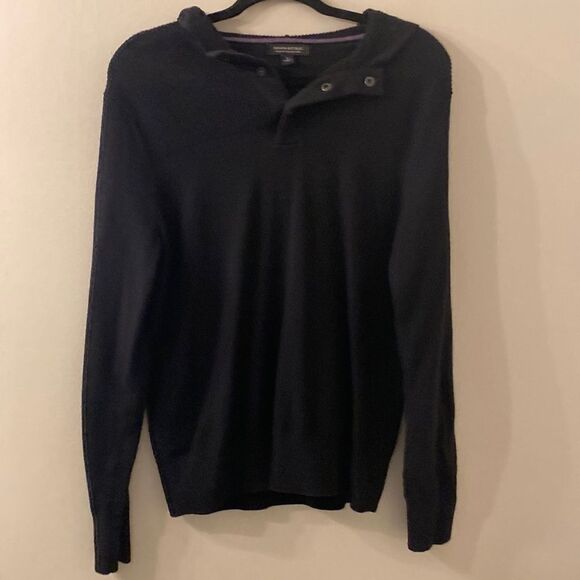 Men’s Banana Republic Hooded Merino Wool Sweater - Picture 1 of 5